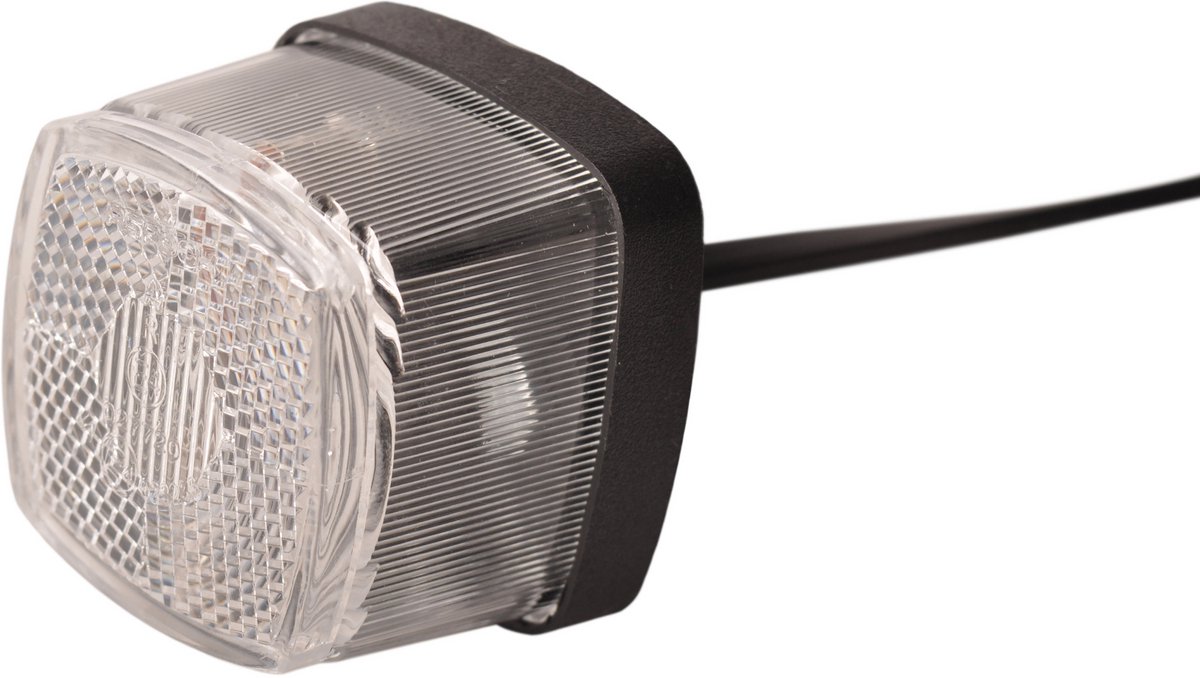 Aspock Squarepoint wit met 50 cm DC-kabel