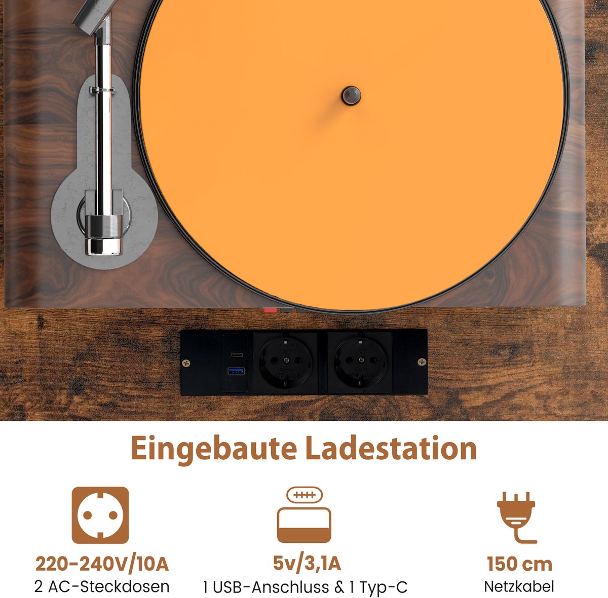 Industrieel Nachtkastje met Deur en Planken - Compact & Stoer - Slapen