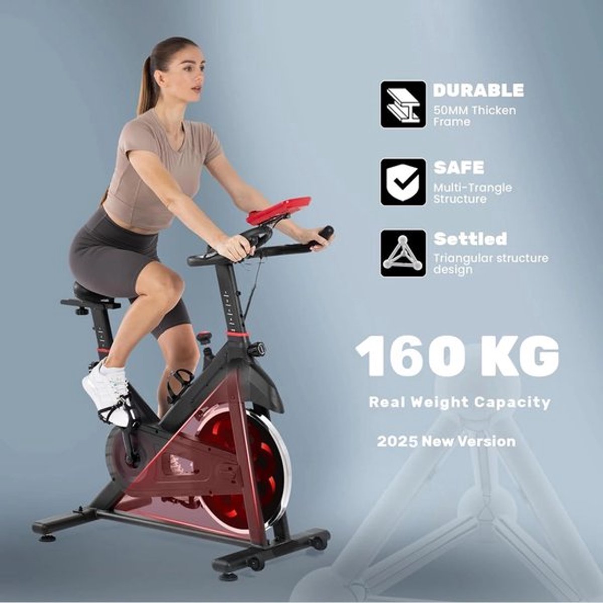 Gran VidaÂ - Hometrainer - LCD Monitor - Anti-slip Pedalen - Gran - €349,95
