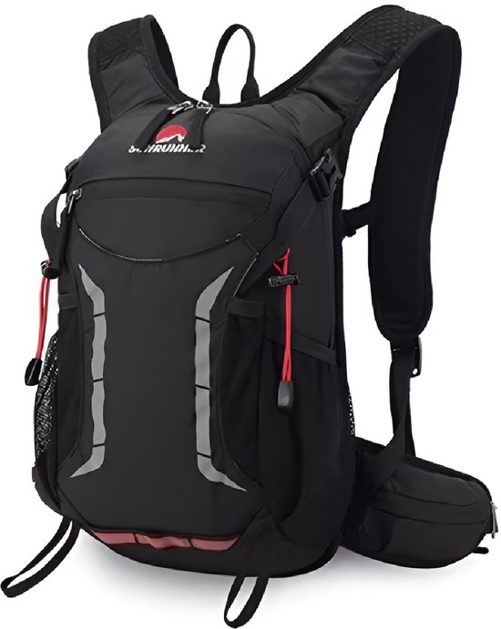 CarryQuest® - Outdoor Klimtas - 25L Waterdicht + Ademend - Unisex Nylon Rugzak - Sporttassen - Hiking Rugzak - Camping Rugzak - Zwart