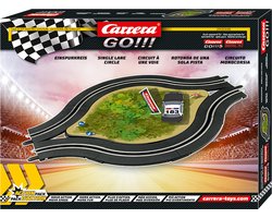 Carrera GO !!! Rond-point avec décoration - Section piste de course