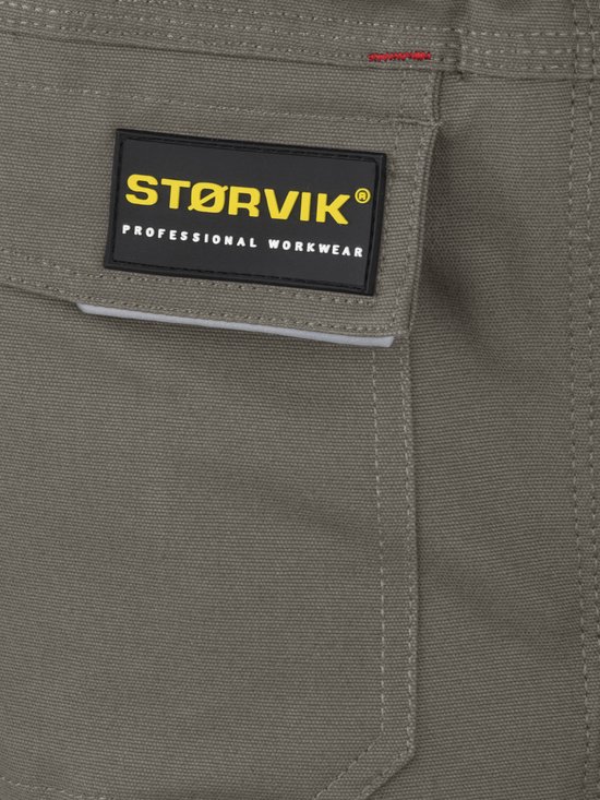 STØRVIK Thijs Stretch Short Work Trousers Men - Short de travail - Taille XS - Taupe