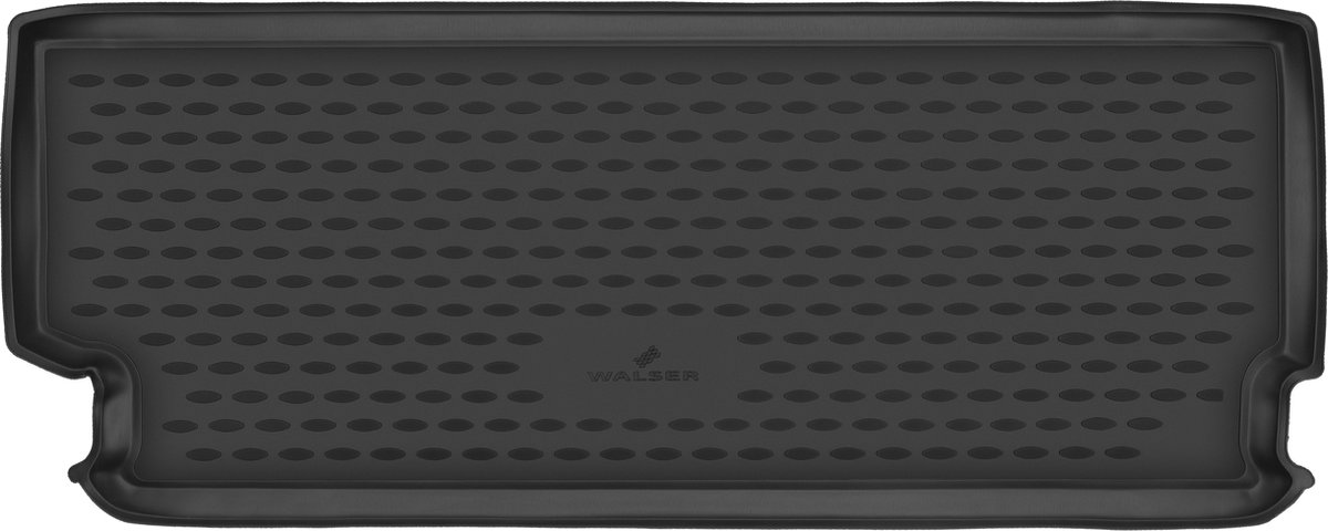 Walser Kofferbakmat XTR geschikt voor Tesla Model X (5YJX) 09/2013-Vandaag - 3e rij rechtop (korte mat)