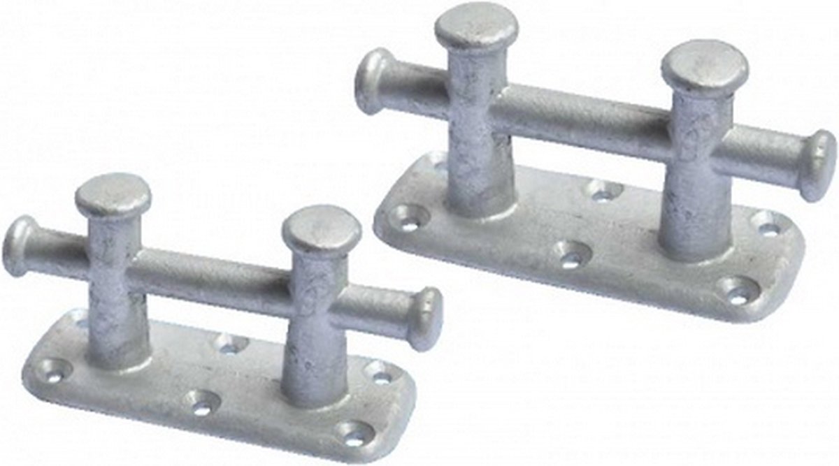 Dubbele kruis bolder gegalvaniseerd - 200 mm