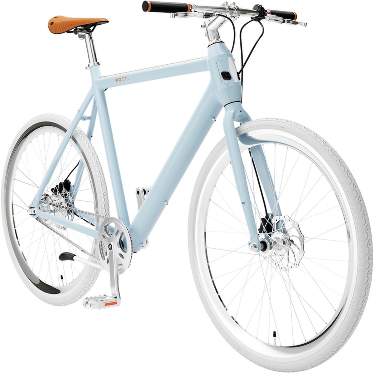 Watt New York E-Bike - Blue Edition - Elektrische fiets - 59 cm
