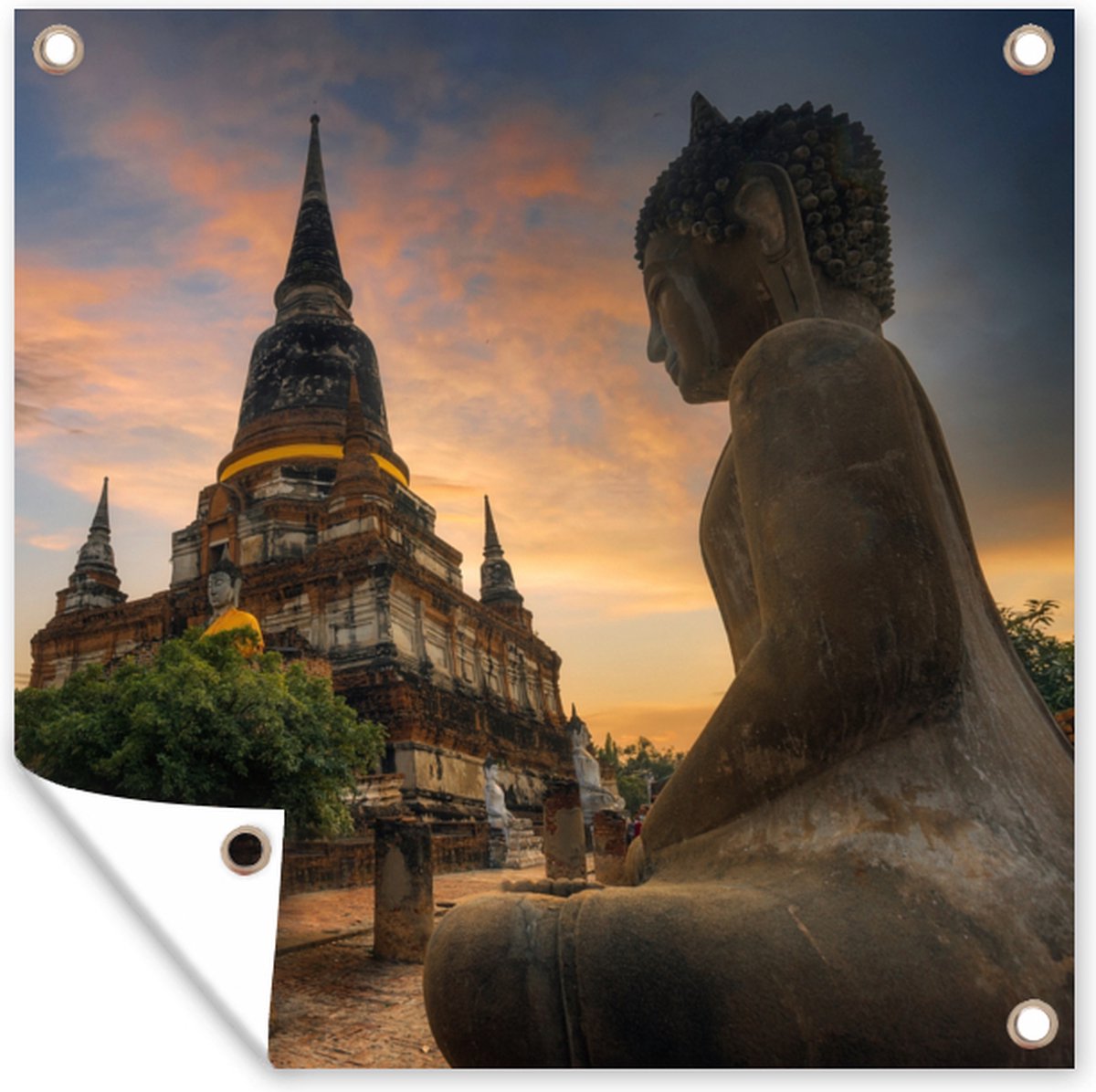 ART FOR THE HOME Tuinposter Buddha 70x100 cm kopen