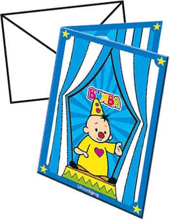 Folat - Bumba uitnodigingen 8 stuks