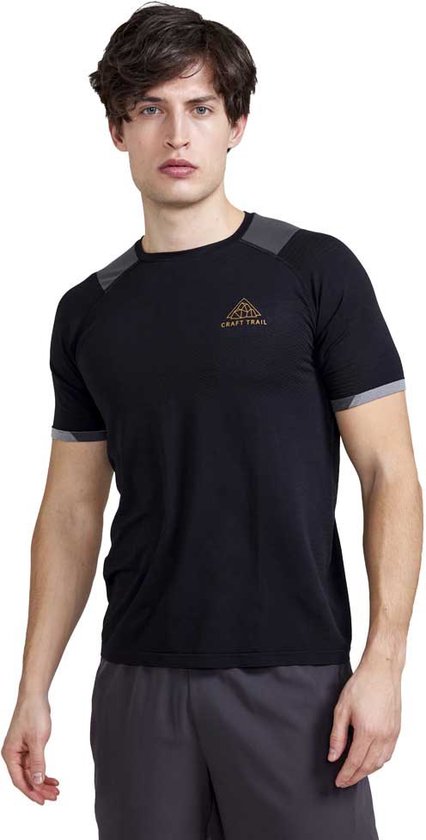 Craft Pro Trail Fuseknit T-shirt Met Korte Mouwen Zwart S Man