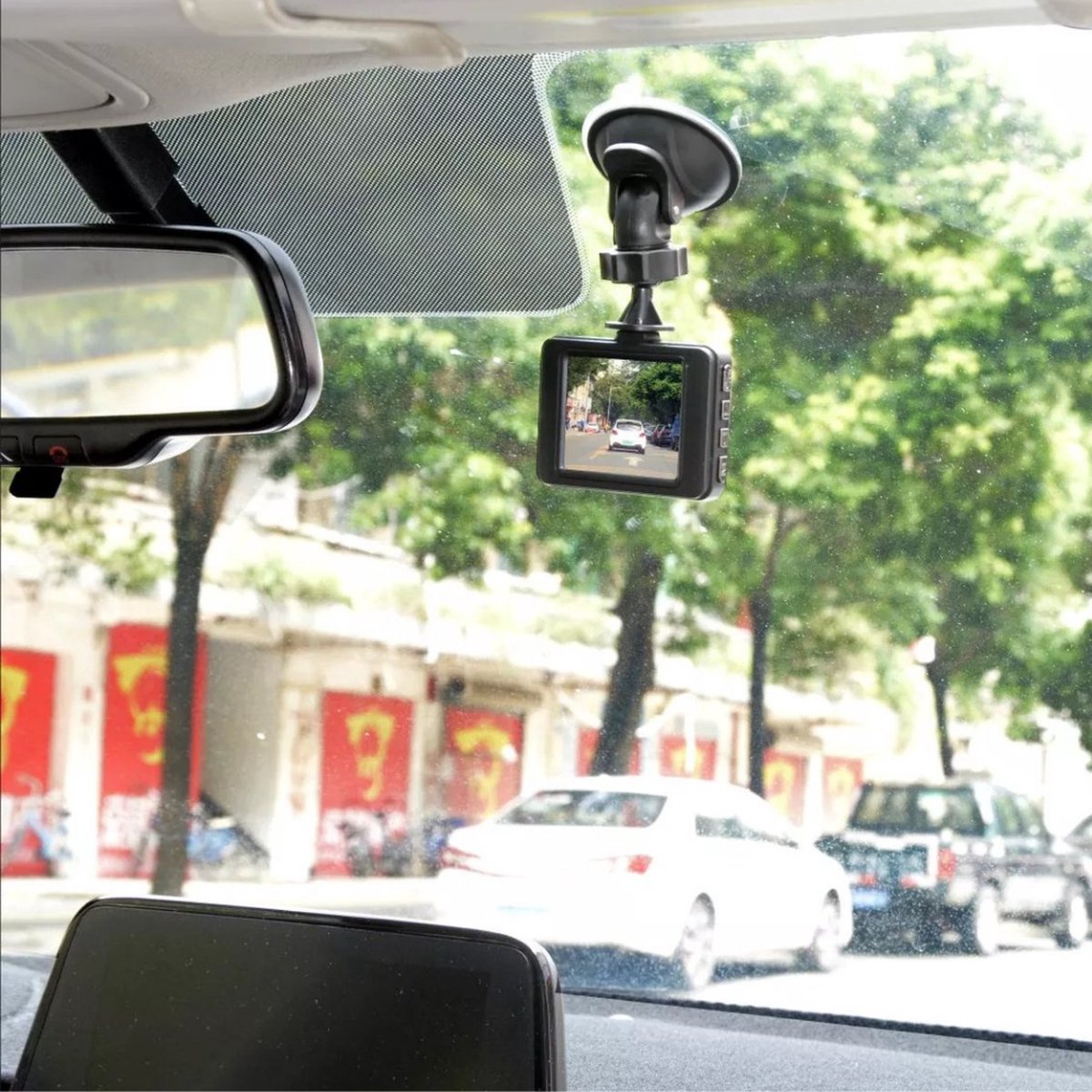 Full HD Dashcam voor auto - Dashcam voor auto voor en achter - Dual Dashcam - Nachtvisie, G-Sensor, Looprecording – foto 5