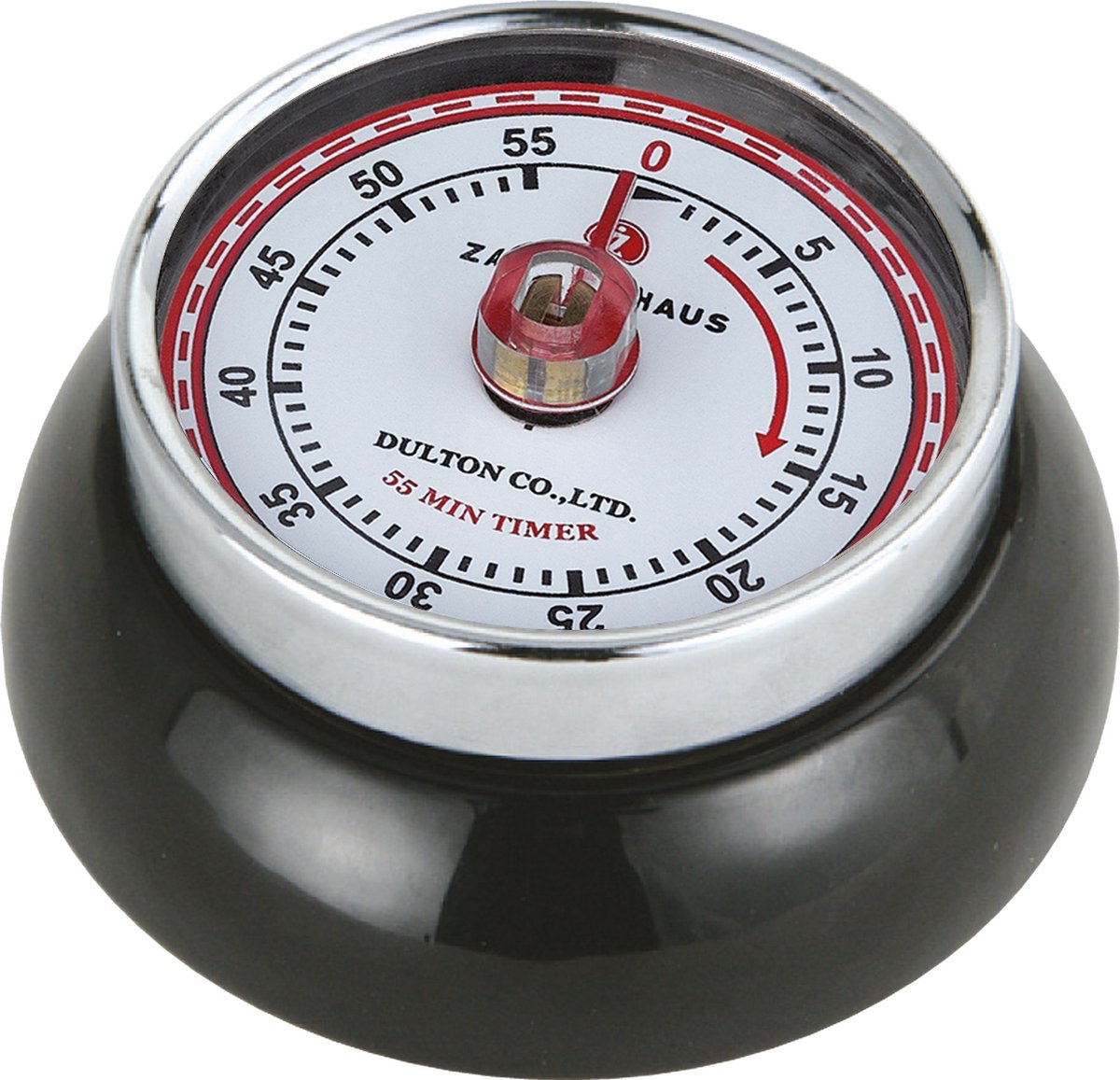 Magnetische kookwekker - zwart - retro-collection - Zassenhaus