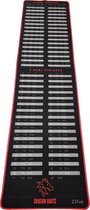 Dragon Darts - dartmat - Checkout Red - 237x60 cm - dart mat - dartmatten