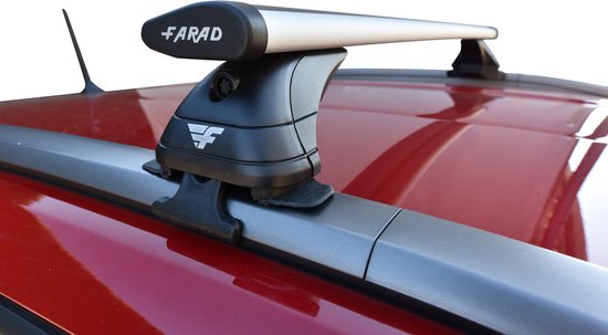 Galeries de toit adaptées à l' Audi Q5 2008 à 2016 - Aluminium - Capacité de chargement élevée 100kg - Wingbar - Argent - Merk Farad