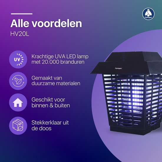 Knock Off - Insectenlamp - 36 Watt - Binnen en buiten - 300 m2