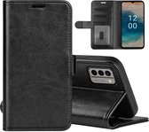 Nokia G22 Hoesje - MobyDefend Wallet Book Case (Sluiting Achterkant) - Zwart - GSM Hoesje - Telefoonhoesje Geschikt Voor Nokia G22