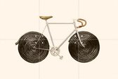 IXXI Licorice Bike - Wanddecoratie - Abstract - 60 x 40 cm