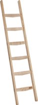 Enkele ladder hout - 6 treden/sporten - Stahoogte 413 cm - Houten trap