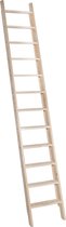 Zoldertrap - 12 treden - Stahoogte 243 cm - Houten ladder - Molenaarstrap - Grenen trap