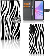 Beschermhoesje OPPO A78 5G | A58 5G Smartphone Hoesje Zebra