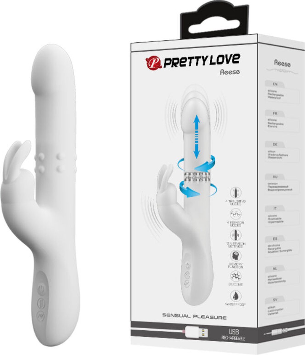 Reese Vibrator with Rotating Beads and Thrusting