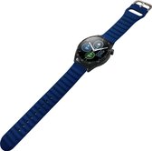 Mobigear Watch bandje geschikt voor Amazfit BIP U Bandje Flexibel Siliconen Gespsluiting | Mobigear Colors - Donkerblauw