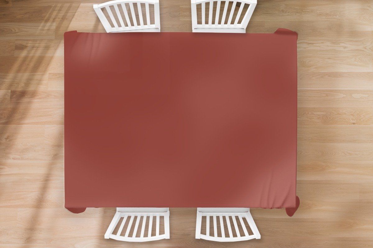Tafelkleed - Tafellaken - 240x180 cm - Palet - Rood - Interieur - Binnen en Buiten
