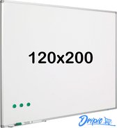 Whiteboard geëmailleerd staal - Wit - Magnetisch - 120x200 cm - Dripio