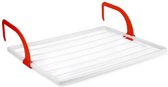 Plasticforte Inklapbaar klein wasrekje/droogrek - 4 meter waslijn - Ophangbaar - 50 x 62 cm