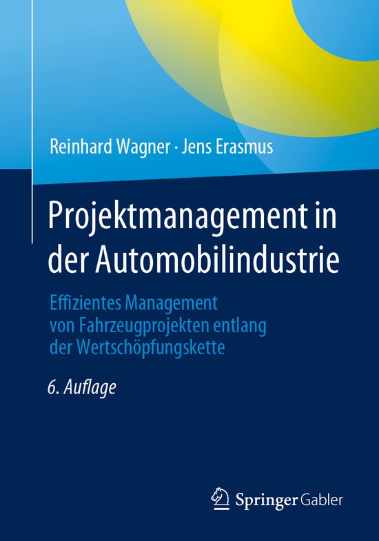 Projektmanagement in der Automobilindustrie - cover