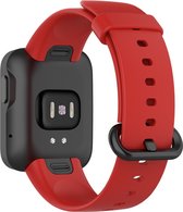 Siliconen bandje - geschikt voor Xiaomi Mi Watch Lite - rood