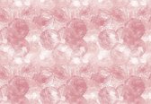 Fotobehang - Vlies Behang - Roze bloemen - Kunst - 312 x 219 cm