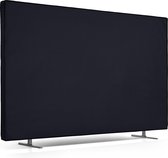 kwmobile tv hoes geschikt voor 75" TV - Beschermhoes voor televisie - Tegen vuil en stof - In donkerblauw
