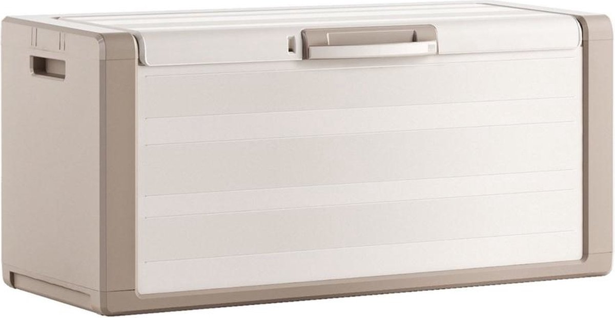 Bol.com Kis Gulliver Chest Tuinkussenbox - 118x49x55cm - Beige aanbieding