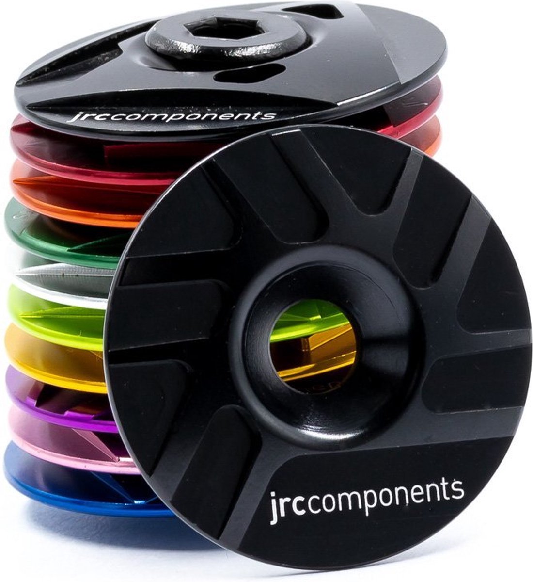 JRC-Components Ahead Stem Top Cap | Aluminium | Pathway Design Black