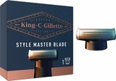 King C. Gillette Style Master - Lame à 4 directions - Lame de rasoir