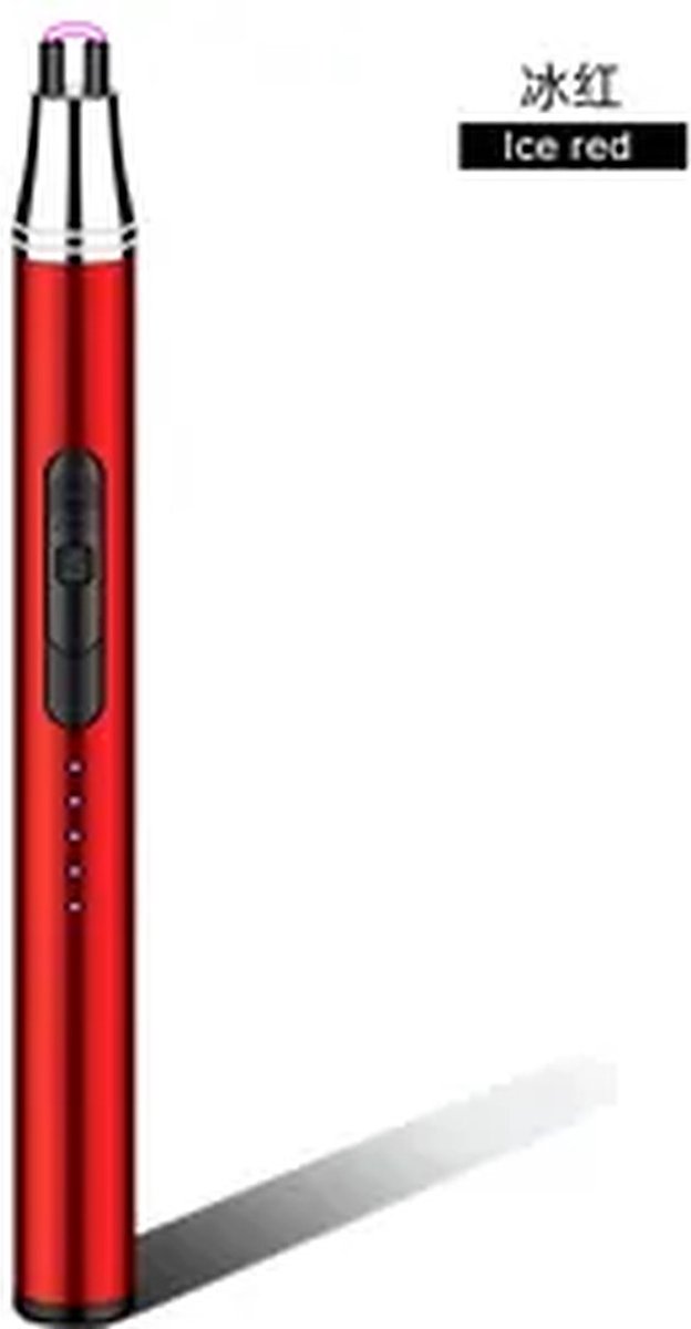 Goedkoopste Elektrische aansteker - Plasma - Windbestendig - Oplaadbaar - Rood - Barbecue - Kaars- USB - Slot
