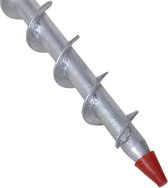 vidaXL - Parasolvoet - 55 - cm - gegalvaniseerd - staal