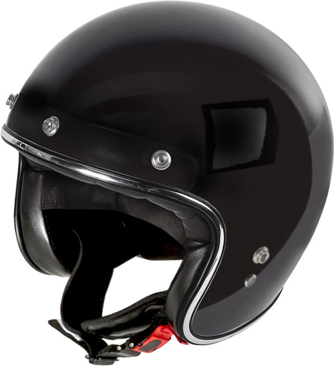 Gari G02x Fiberglass Open Helm Zwart L