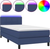 vidaXL-Boxspring-met-matras-en-LED-stof-blauw-90x200-cm