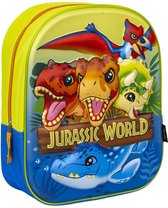 3D-schoolrugzak Jurassic Park Blauw Lichtgroen
