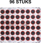 96 Stuks Bandenplakkers - Rond - Bandenplakset voor Fietsband Reparatie - 2.5*2.5cm