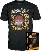 Funko Naruto - POP! Boxed Tee 8 Gates Guy Heren T-shirt - S - Zwart