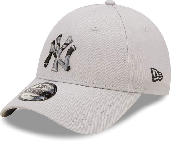 New York Yankees Cap - SS23 Collectie - Wit Grijs - One Size - New Era Caps  - 9Forty -... | bol.com
