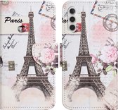 Book Case - Coque Samsung Galaxy A34 - Tour Eiffel