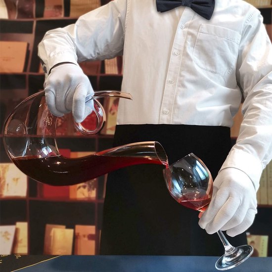 Carafe à vin, carafe à vin rouge, carafe à vin en cristal sans plomb, carafe à vin rouge, carafe à vin avec brosse de nettoyage gratuite, carafe à vin 1700 ml