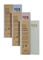 Brepols Agenda 2024 • Interplan Toile Ocean - Made From Ocean Plastic • 6t • Hardcover • 9 x 16 cm • 1week/2 pagina's • Groen