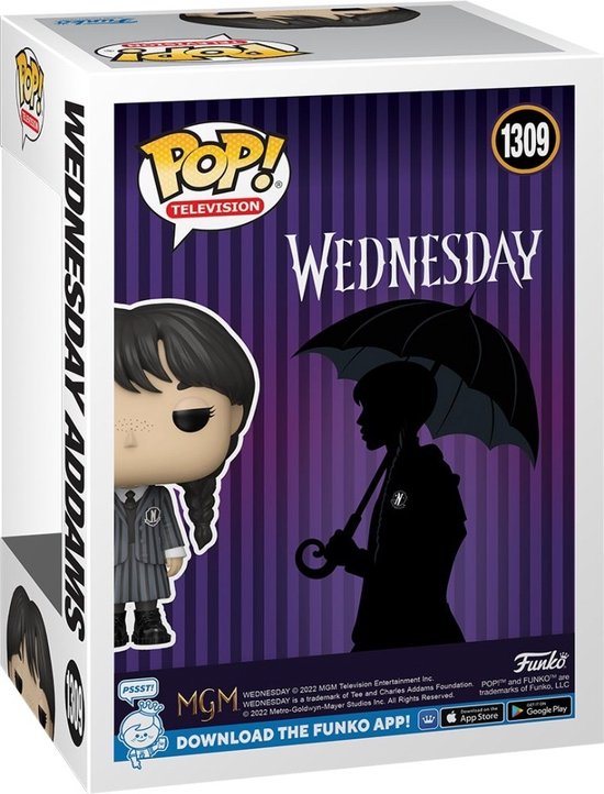 Pop Television: Wednesday Addams - Funko Pop #1309 - Funko
