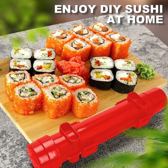 22 In 1 Sushi Maken Kit Alles In Één Sushi Maker Met Mes Bamboe Matten Rijstvorm