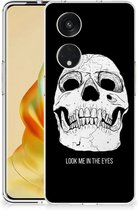 Silicone Case OPPO Reno8 T 5G Telefoonhoesje Skull Eyes