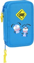 Dubbele etui El Hormiguero Blauw (12.5 x 19.5 x 4 cm) (28 pcs)