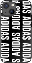 Adidas Graphic TPU Back Case - Geschikt voor Apple iPhone 13 Mini (5.4") - Zwart/Wit